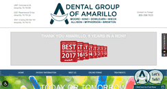 Desktop Screenshot of dentalgroupofamarillo.com